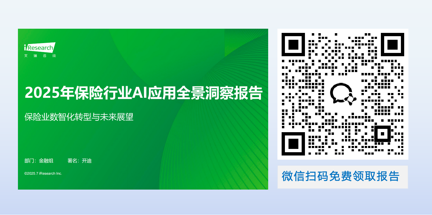 艾瑞咨询:保险+AI-报告